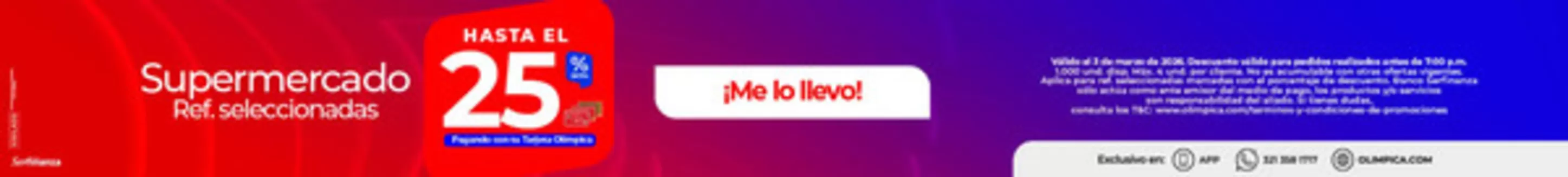 Catálogo Olímpica | Gran variedad de ofertas | 2026-03-03T00:00:00.000Z - 2026-03-03T00:00:00.000Z