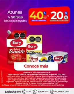 Catálogo Olímpica | Ofertas y promociones actuales | 2026-03-03T00:00:00.000Z - 2026-03-03T00:00:00.000Z