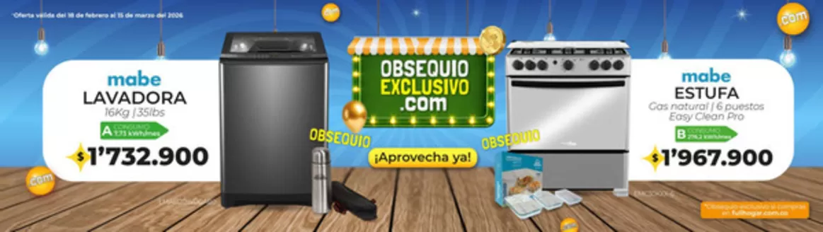 Catálogo Full Hogar en Cali | Gangas y ofertas actuales | 2026-02-18T00:00:00.000Z - 2026-03-15T00:00:00.000Z