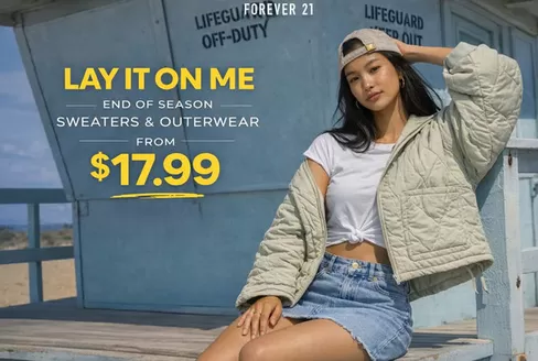 Catálogo Forever 21 en Medellín | Lay it on me from $ 17.99 | 2026-03-03T00:00:00.000Z - 2026-03-08T00:00:00.000Z