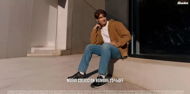 Catálogo Bata | 25% OFF nueva colession hombre, Hasta 60% OFF | 2026-03-04T00:00:00.000Z - 2026-03-05T00:00:00.000Z