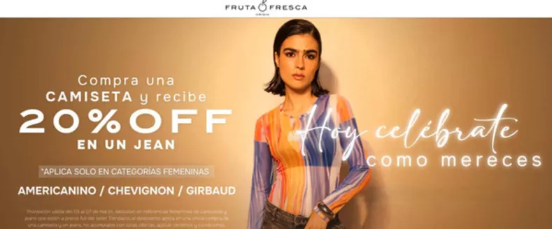 Catálogo Fruta Fresca en Villeta | 20% OFF Hoy Celebrate com Marces | 2026-03-04T00:00:00.000Z - 2026-03-07T00:00:00.000Z