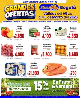 Catálogo MercaTodo en Puerto Triunfo | Ofertas exclusivas para nuestros clientes | 2026-03-05T00:00:00.000Z - 2026-03-08T00:00:00.000Z