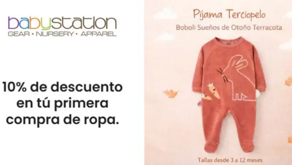 Catálogo Baby Station | 10% de Dcto en tu primera compra de ropa | 2026-03-06T00:00:00.000Z - 2026-03-31T00:00:00.000Z