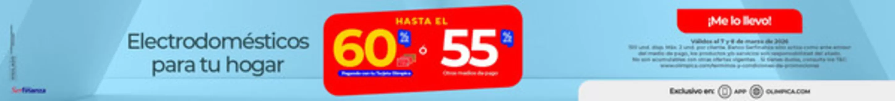 Catálogo Olímpica | Ofertas principales para todos los cazadores de gangas | 2026-03-07T00:00:00.000Z - 2026-03-08T00:00:00.000Z