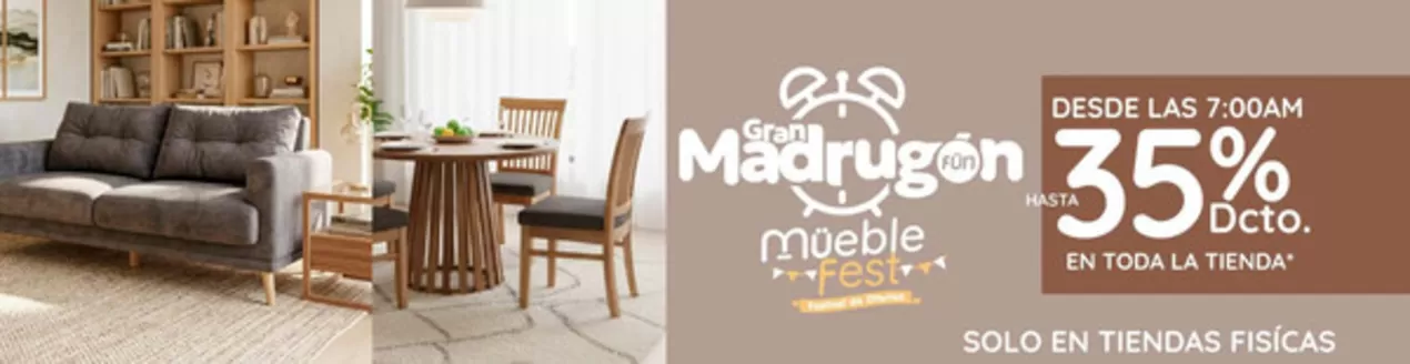 Catálogo FUN Fábricas Unidas en Sincelejo | Gran Madrugón Mueble Fest Hasta 35% DTO | 2026-03-09T00:00:00.000Z - 2026-03-15T00:00:00.000Z