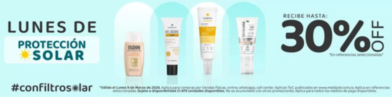 Catálogo MediPiel en Bogotá | Lunes de Ofertas | 2026-03-09T00:00:00.000Z - 2026-03-09T00:00:00.000Z