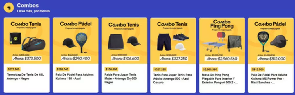 Catálogo Decathlon | Combos. Lleva más, por menos | 2026-03-09T00:00:00.000Z - 2026-03-15T00:00:00.000Z