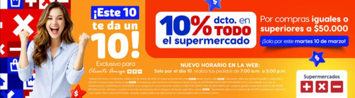 Catálogo Más x Menos | Por compras iguales o superiores a $50.000, 10% Dcto en TODO | 2026-03-10T00:00:00.000Z - 2026-03-10T00:00:00.000Z