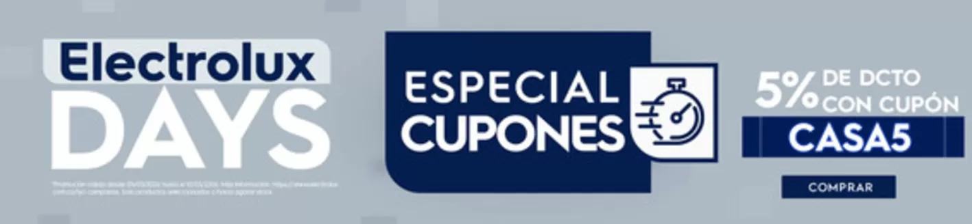 Catálogo Electrolux | Ofertas Electrolux | 2026-03-09T00:00:00.000Z - 2206-03-10T00:00:00.000Z