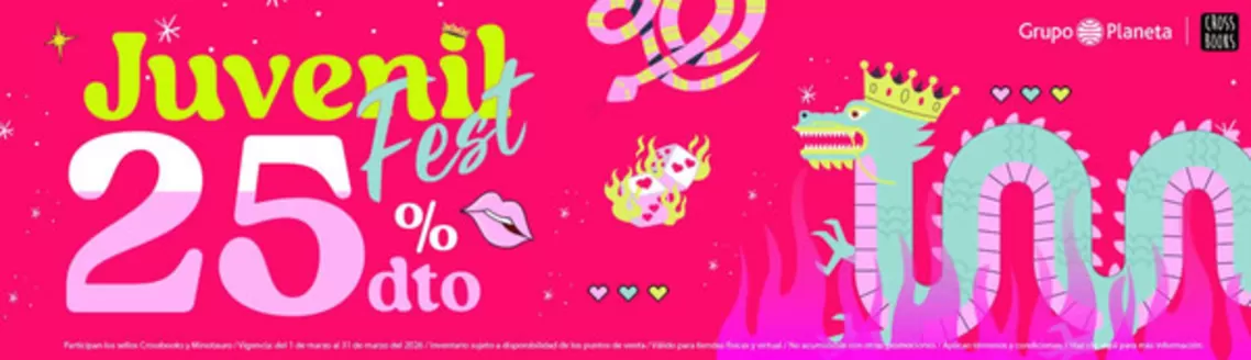 Catálogo Librería Nacional | Juvenil Fest 25% DTO, Oferta 3X2 | 2026-03-11T00:00:00.000Z - 2026-03-31T00:00:00.000Z