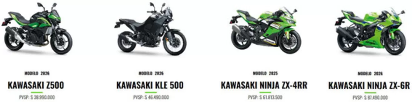 Catálogo Kawasaki | Destacados | 2026-03-12T00:00:00.000Z - 2026-03-31T00:00:00.000Z