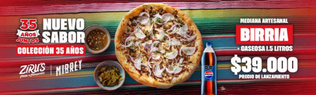 Catálogo Zirus Pizza en Bogotá | Promociones  | 2026-03-12T00:00:00.000Z - 2026-03-31T00:00:00.000Z