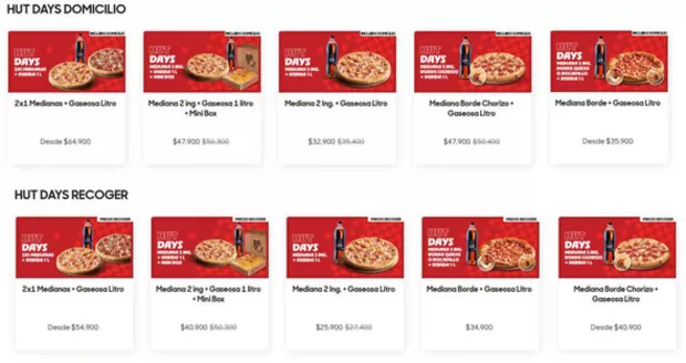 Catálogo Pizza Hut en Bogotá | Menu y Ofertas | 2026-03-12T00:00:00.000Z - 2026-03-31T00:00:00.000Z