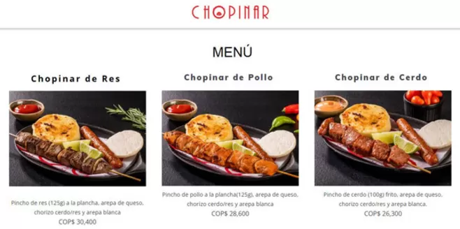 Catálogo Chopinar en Bello | Menu Chopinar | 2026-03-13T00:00:00.000Z - 2026-03-31T00:00:00.000Z