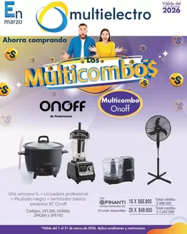 Catálogo Multielectro en Santa Marta | Ofertas Multielectro | 2026-03-01T00:00:00.000Z - 2026-03-31T00:00:00.000Z