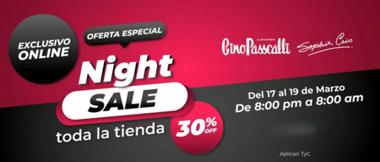 Catálogo Gino Passcalli en Fusagasugá | Night Sale Hasta 30% OFF | 2026-03-18T00:00:00.000Z - 2026-03-19T00:00:00.000Z