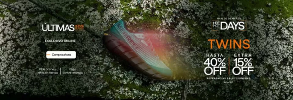 Catálogo Merrell en Rionegro Antioquia | Hot Days Hasta 40% OFF + 15% OFF Extra | 2026-03-19T00:00:00.000Z - 2026-03-20T00:00:00.000Z