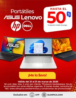 Catálogo Olímpica en Soacha | Excelente oferta para todos los clientes | 2026-03-21T00:00:00.000Z - 2026-03-31T00:00:00.000Z