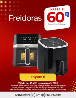 Catálogo Olímpica en Soacha | Ofertas exclusivas para nuestros clientes | 2026-03-21T00:00:00.000Z - 2026-03-31T00:00:00.000Z