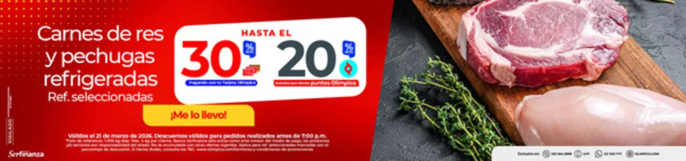 Catálogo Olímpica en Nuquí | Gran variedad de ofertas | 2026-03-21T00:00:00.000Z - 2026-03-21T00:00:00.000Z