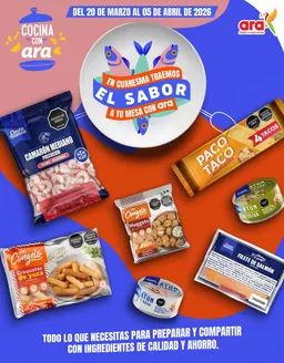 Catálogo Ara en Nuquí | Descuentos y promociones | 2026-03-20T00:00:00.000Z - 2026-04-05T00:00:00.000Z