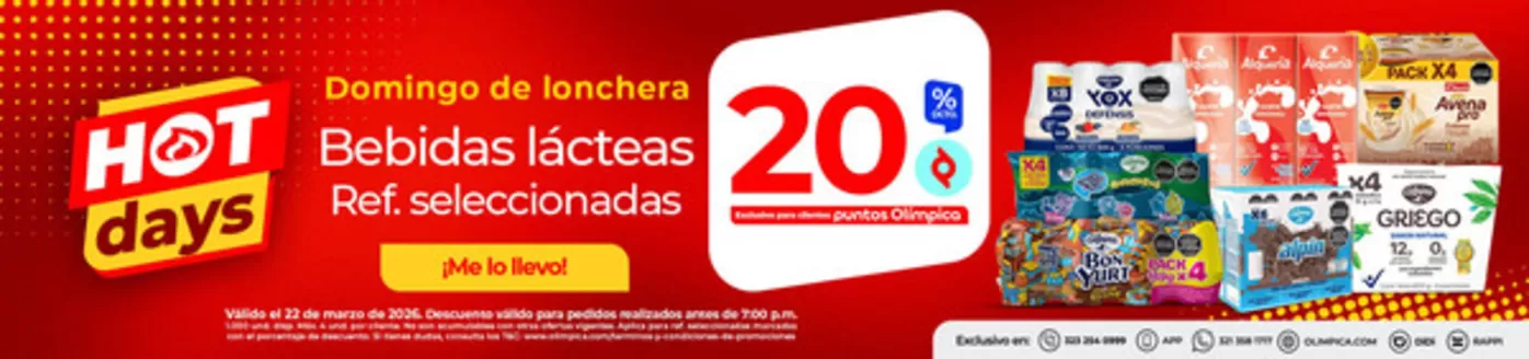 Catálogo Olímpica | Nuevas ofertas para descubrir | 2026-03-22T00:00:00.000Z - 2026-03-22T00:00:00.000Z