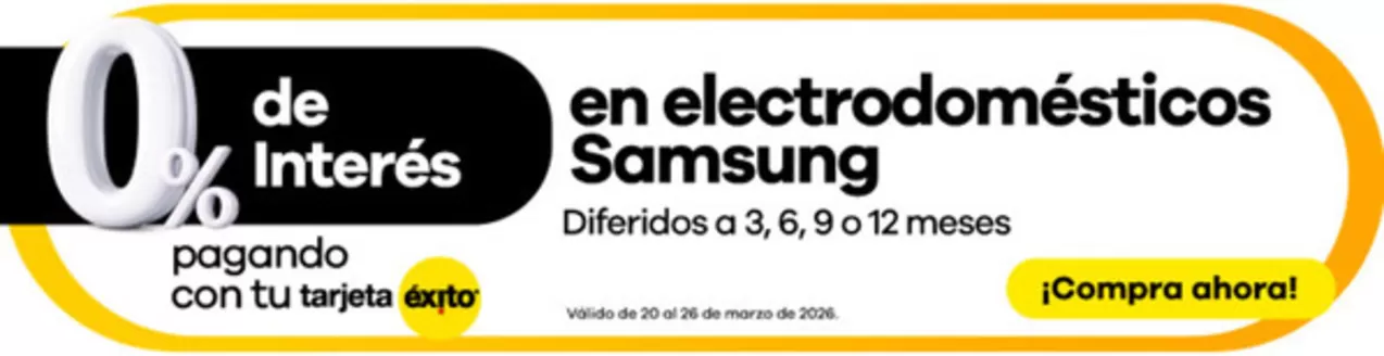 Catálogo Éxito en Chía | Gran variedad de ofertas | 2026-03-20T00:00:00.000Z - 2026-03-26T00:00:00.000Z