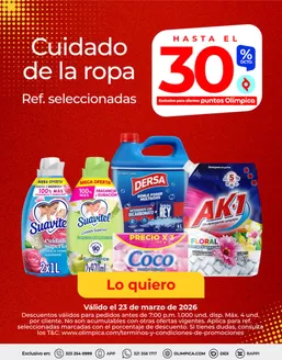 Catálogo Olímpica en Chía | Gangas y ofertas actuales | 2026-03-23T00:00:00.000Z - 2026-03-23T00:00:00.000Z