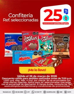 Catálogo Olímpica | Ofertas especiales para ti | 2026-03-26T00:00:00.000Z - 2026-03-26T00:00:00.000Z