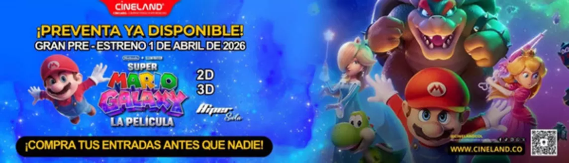 Catálogo Cineland en Bogotá | Compra tus entradas antes que nadie | 2026-03-26T00:00:00.000Z - 2026-04-01T00:00:00.000Z