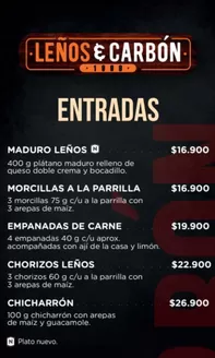 Catálogo Leños & Carbón en Chía | Menu Sandwich | 2026-03-26T00:00:00.000Z - 2026-04-30T00:00:00.000Z
