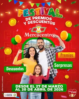 Catálogo MercaCentro en Soacha | Gangas exclusivas | 2026-03-27T00:00:00.000Z - 2026-04-20T00:00:00.000Z
