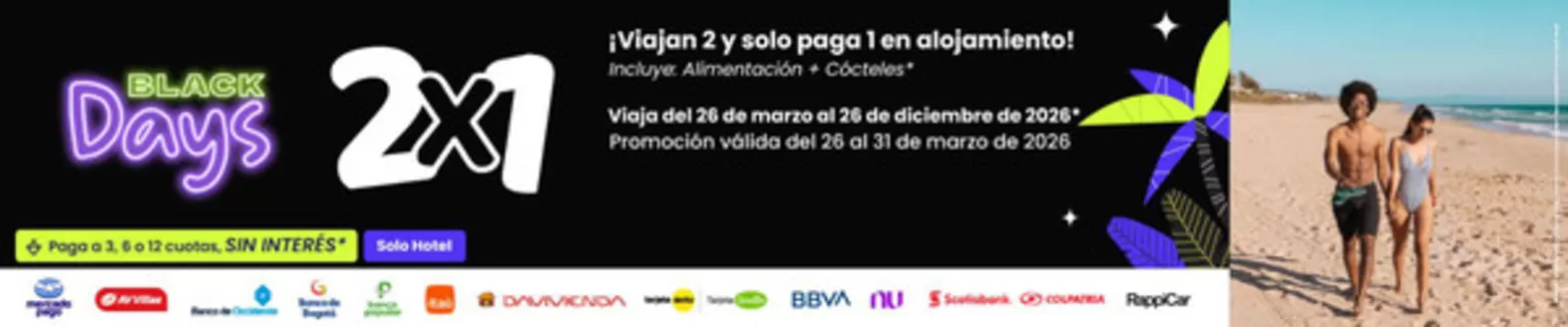 Catálogo On Vacation | Black Days 2X1, Hasta 48% OFF | 2026-03-30T00:00:00.000Z - 2026-03-31T00:00:00.000Z