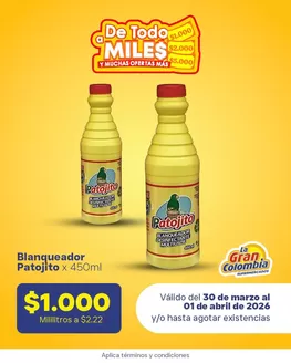 Catálogo La Gran Colombia en Sincelejo | Ofertas La Gran Colombia | 2026-03-30T00:00:00.000Z - 2026-04-01T00:00:00.000Z