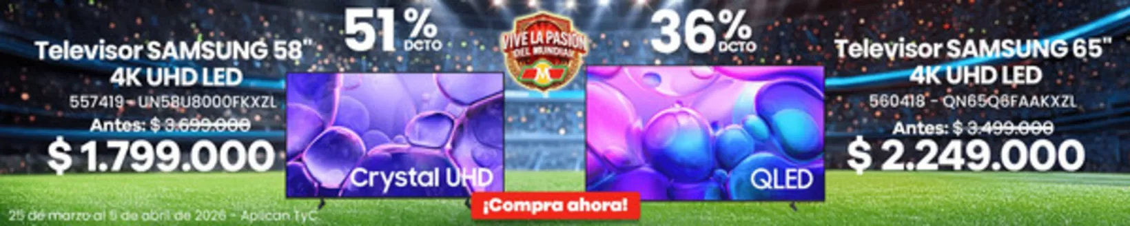 Catálogo MercaCentro en Sincelejo | Ahorra ahora con nuestras ofertas | 2026-03-25T00:00:00.000Z - 2026-04-05T00:00:00.000Z