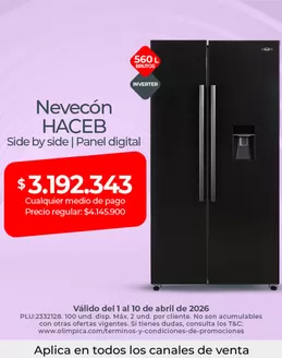 Catálogo Olímpica en Sahagún | Grandes descuentos en productos seleccionados | 2026-04-01T00:00:00.000Z - 2026-04-10T00:00:00.000Z