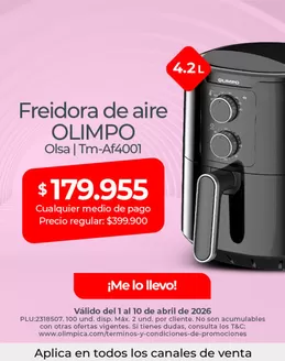 Catálogo Olímpica en Sahagún | Ofertas principales para todos los cazadores de gangas | 2026-04-01T00:00:00.000Z - 2026-04-10T00:00:00.000Z