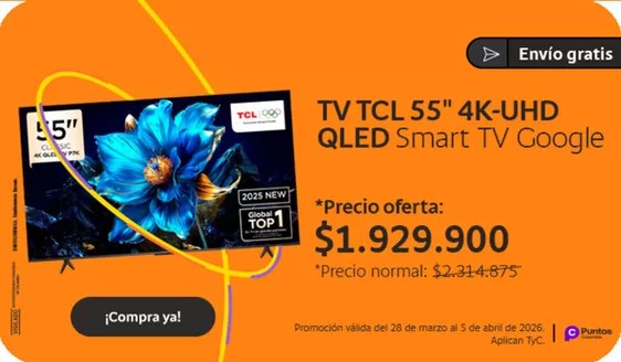 Catálogo Bancolombia en Chiquinquirá | Promociones actuales | 2026-03-28T00:00:00.000Z - 2026-04-05T00:00:00.000Z