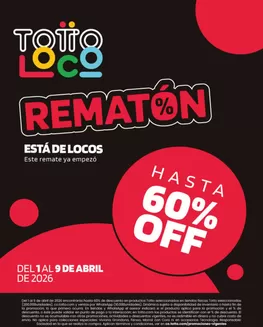 Catálogo Totto en Florida | Ofertas Totto | 2026-04-01T00:00:00.000Z - 2026-04-09T00:00:00.000Z