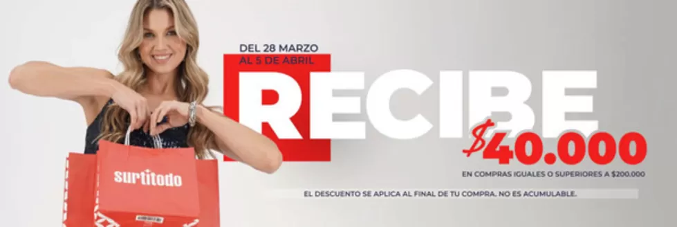 Catálogo Surtitodo en Sopó | Promocion | 2026-04-01T00:00:00.000Z - 2026-04-05T00:00:00.000Z