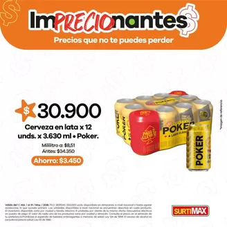 Catálogo Surtimax | ImPRECIOnantes Precios que no te puedes perder Surtimax | 2026-04-03T00:00:00.000Z - 2026-05-31T00:00:00.000Z