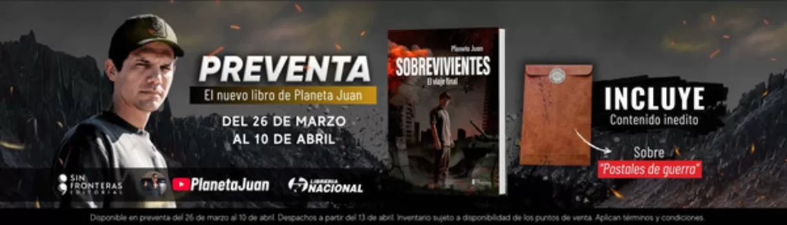 Catálogo Librería Nacional en Pamplona | Preventa, El nuevo libro de Planeta Juan | 2026-04-07T00:00:00.000Z - 2026-04-10T00:00:00.000Z