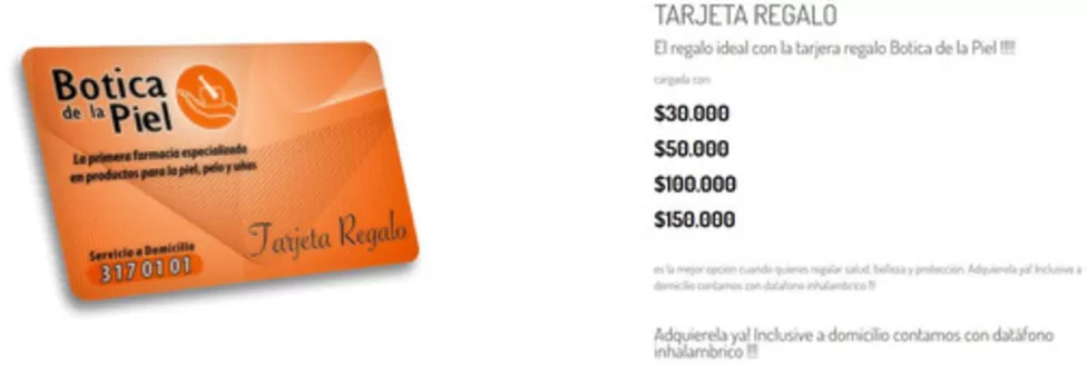 Catálogo Botica de la Piel | Tarjeta Regalo | 2026-04-07T00:00:00.000Z - 2026-04-30T00:00:00.000Z