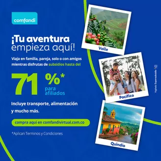 Catálogo Comfandi en Candelaria Valle del Cauca | Nuestras mejores ofertas para ti | 2026-04-07T00:00:00.000Z - 2026-04-21T00:00:00.000Z