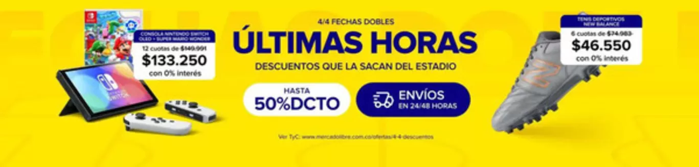 Catálogo Mercado Libre en Envigado | Ofertas | 2026-04-07T00:00:00.000Z - 2026-04-08T00:00:00.000Z