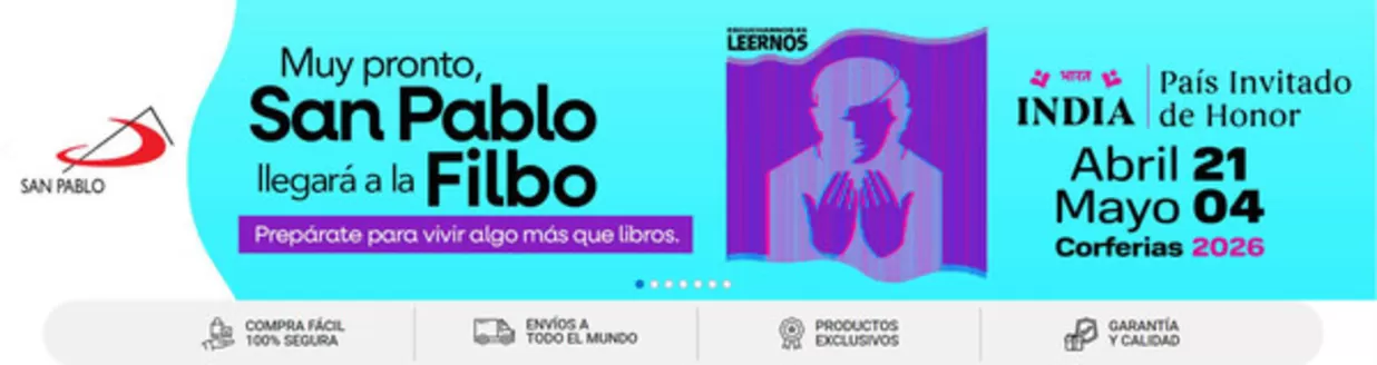Catálogo Librería San Pablo en Pamplona | Muy pronto, San Pablo llegará a la Filbo | 2026-04-19T00:00:00.000Z - 2026-05-04T00:00:00.000Z
