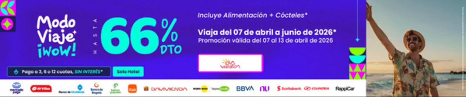 Catálogo On Vacation en Sincelejo | Modo Viaje WOW Hasta 66% OFF | 2026-04-08T00:00:00.000Z - 2026-04-13T00:00:00.000Z
