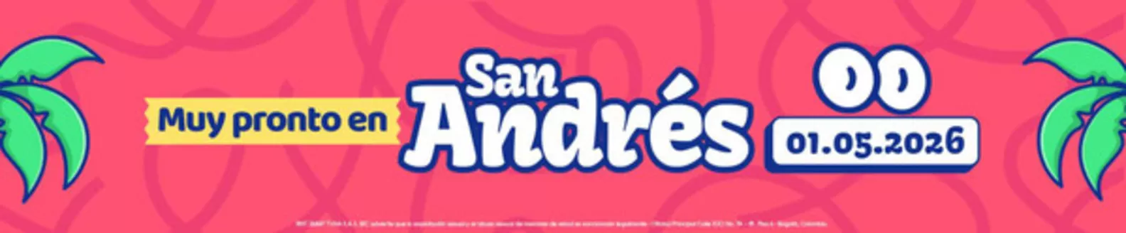 Catálogo On Vacation en Sincelejo | San Muy pronto en San Andrés | 2026-04-08T00:00:00.000Z - 2026-05-01T00:00:00.000Z