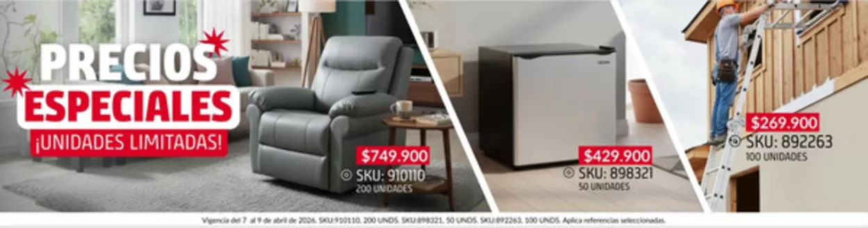 Catálogo Homecenter | Ofertas HomeCenter | 2026-04-07T00:00:00.000Z - 2026-04-09T00:00:00.000Z